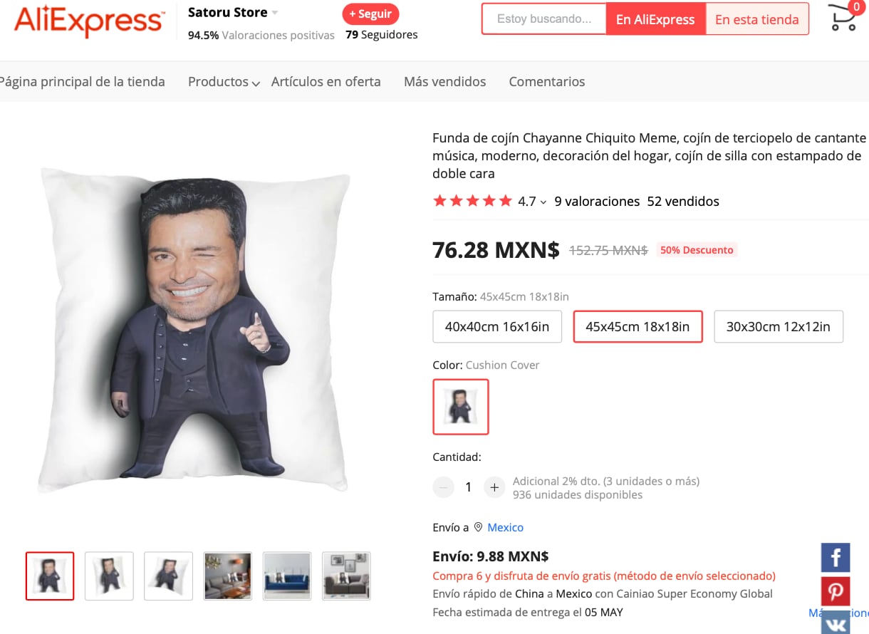 Chayanne chiquito en Aliexpress