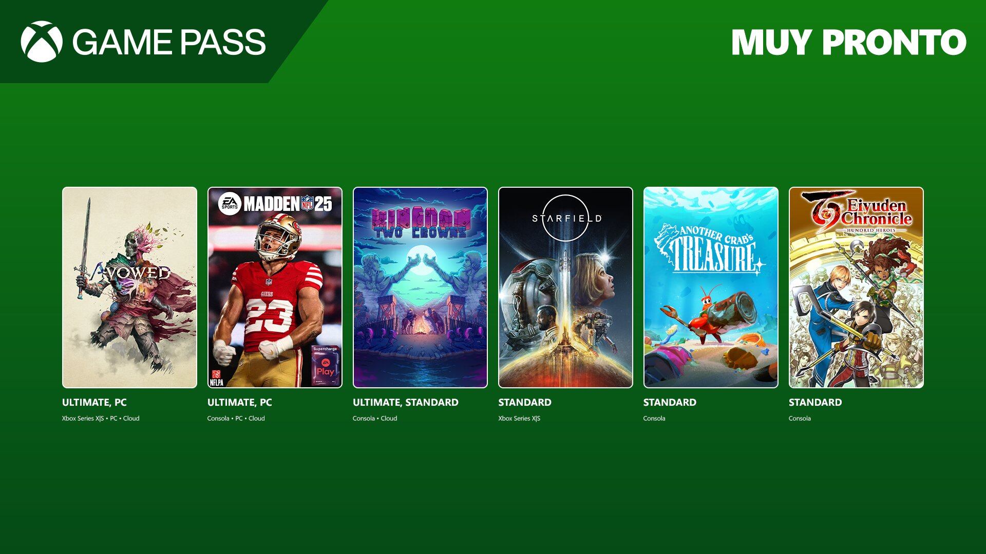 Xbox Game Pass Febrero 2025