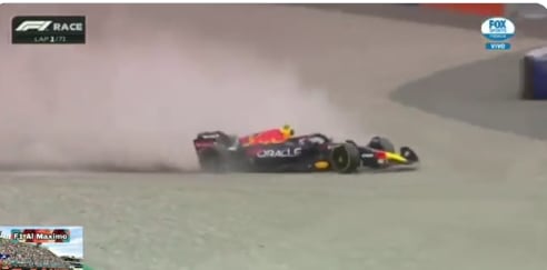 Checo Pérez GP de Austra (Foto: Captura de video)