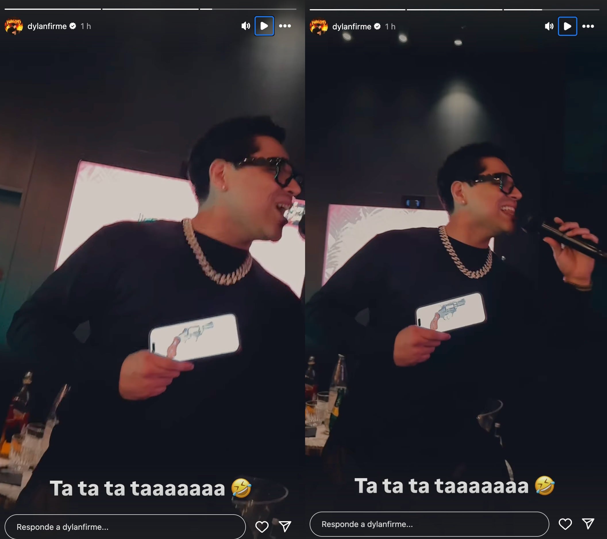 Eduin Caz se puso a cantar narcorridos en París