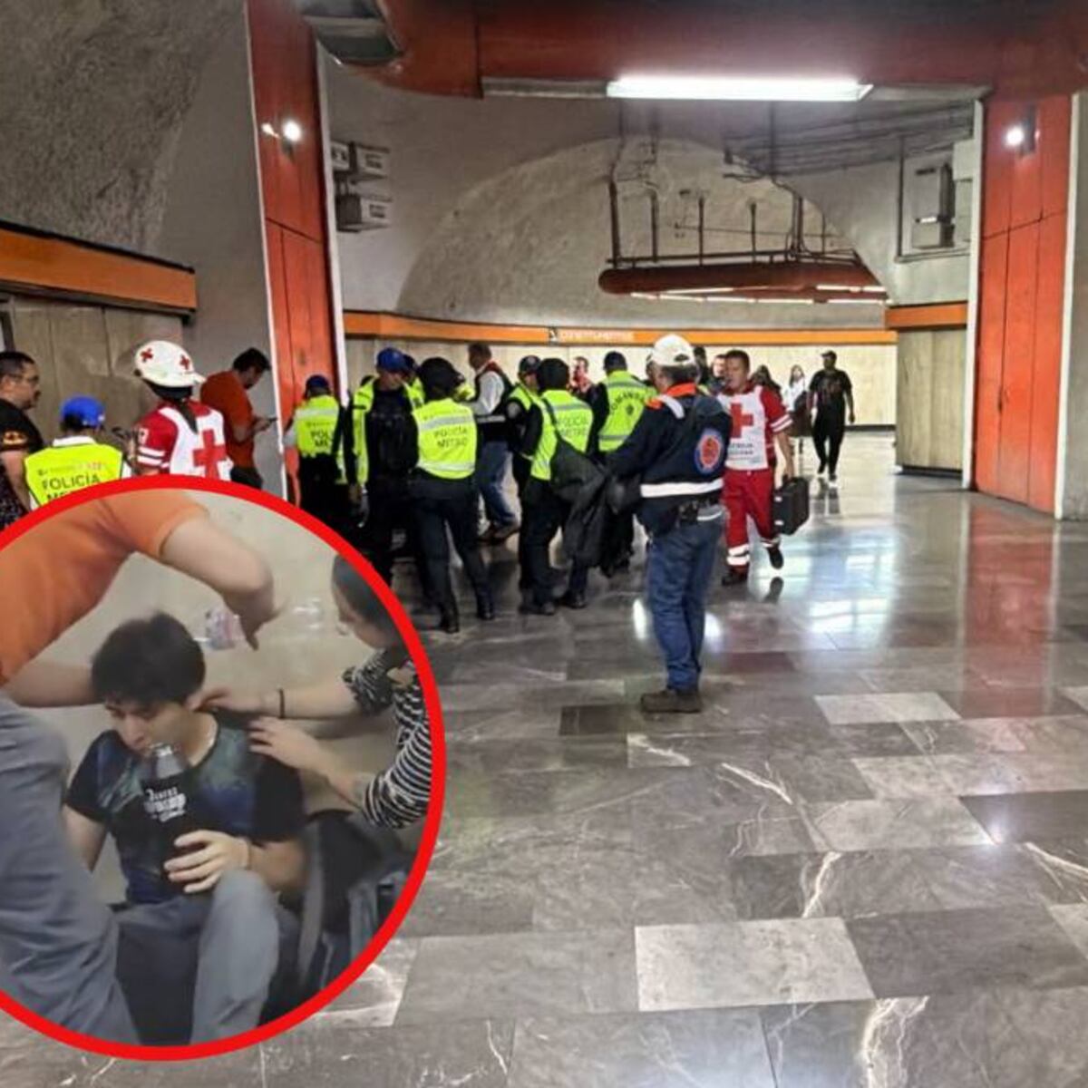 Golpe de calor y caos en la Línea 7 del Metro CDMX por suspensión del servicio