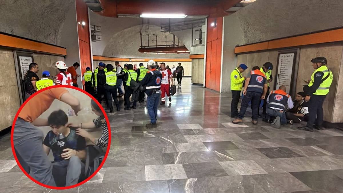 Golpe de calor y caos en la Línea 7 del Metro CDMX por suspensión del servicio