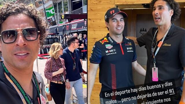 Memo Ochoa y Checo Pérez