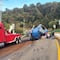 Autopista México-Cuernavaca hoy 24 diciembre: Reabren circulación tras volcadura de tráiler en La Pera