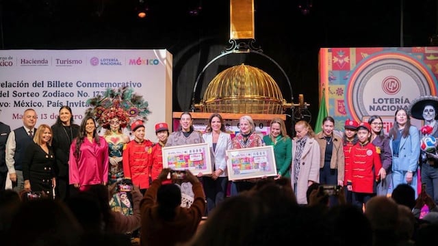 México rumbo a FITUR 2026: Lotería Nacional presenta billete conmemorativo.