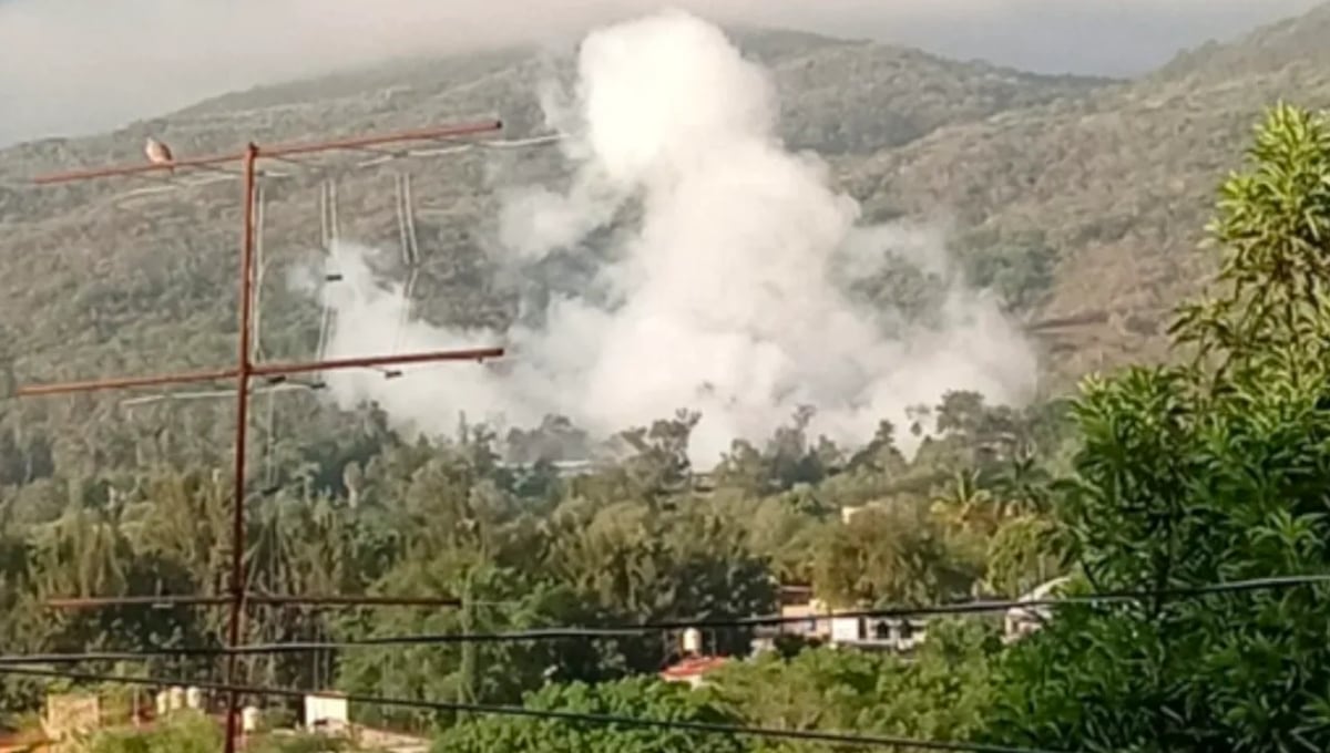 Explosión en la escuela Normal Rural de Ayotzinapa