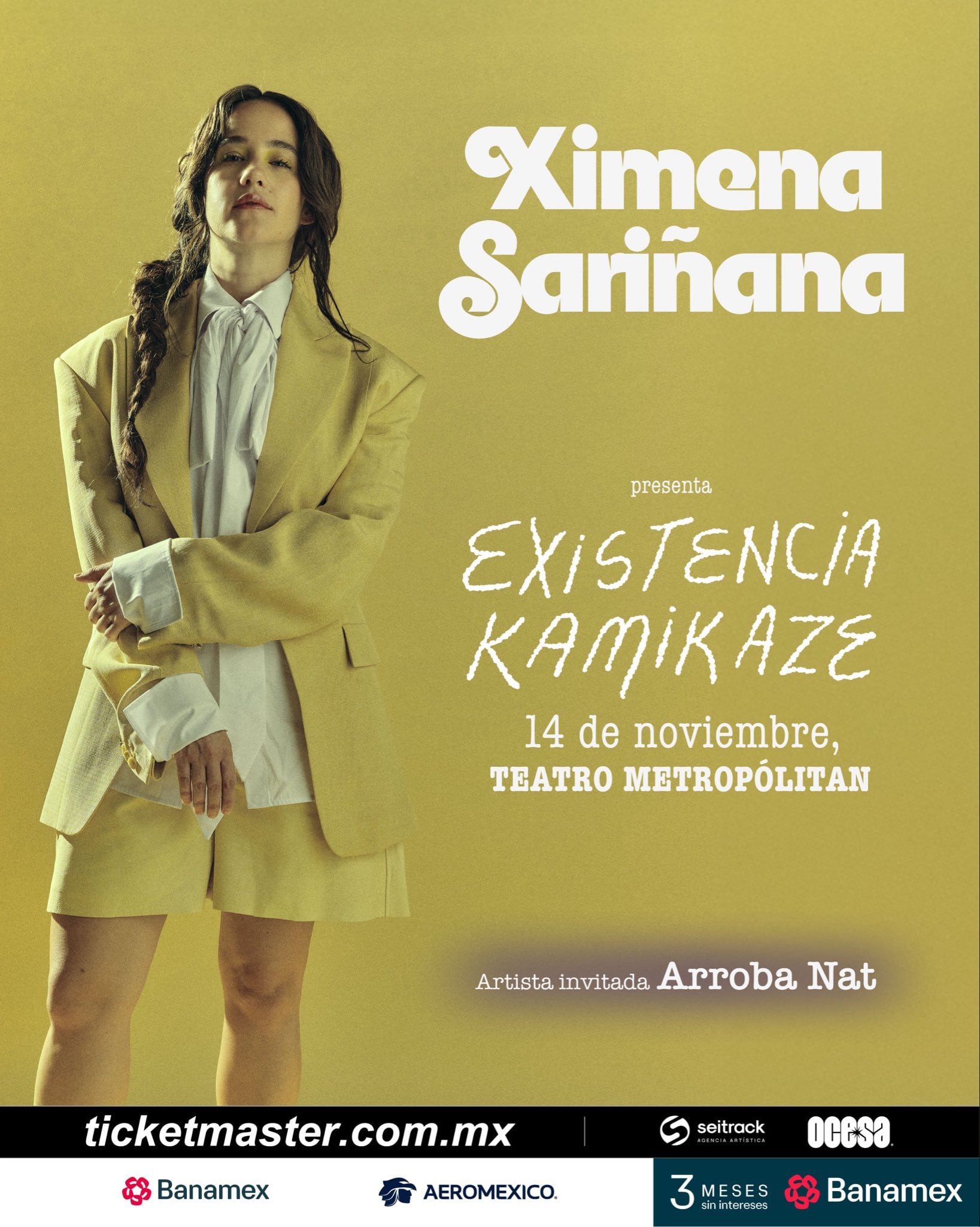 Concierto de Ximena Sariñana en Teatro Metropólitan