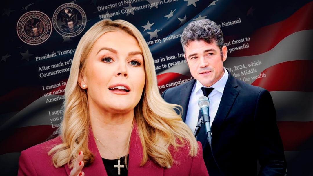 Leavitt cuestiona carta de Joe Kent tras dejar cargo antiterrorista