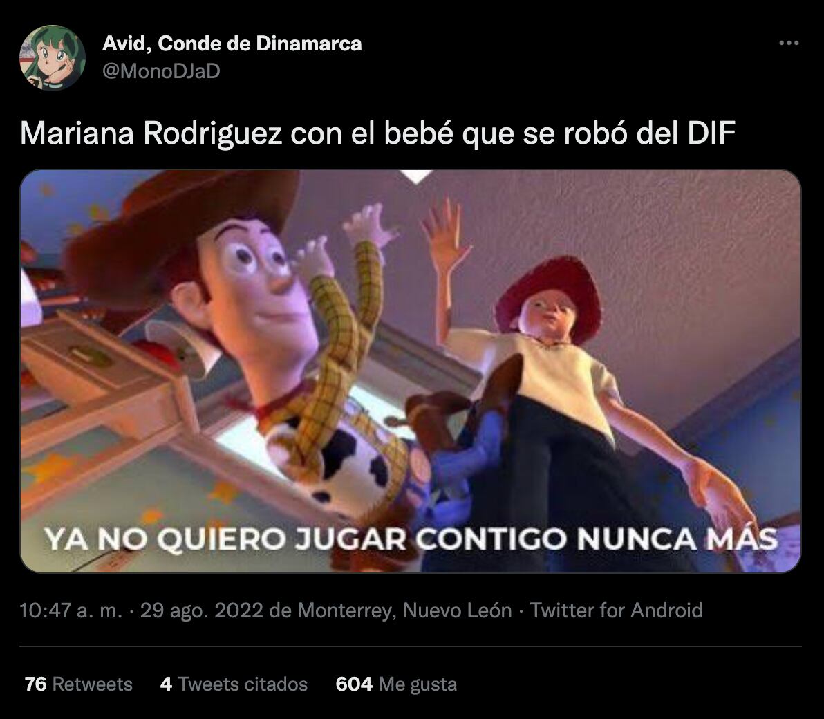Mariana Rodríguez es felicitada con memes por su embarazo... o algo así