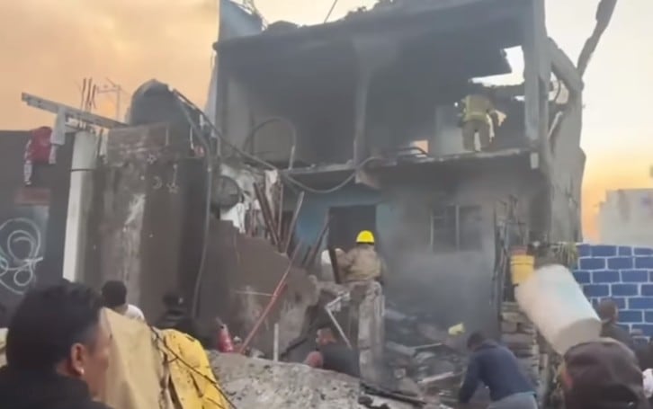 Chimalhuacán: explosión en taller de pirotecnia clandestino