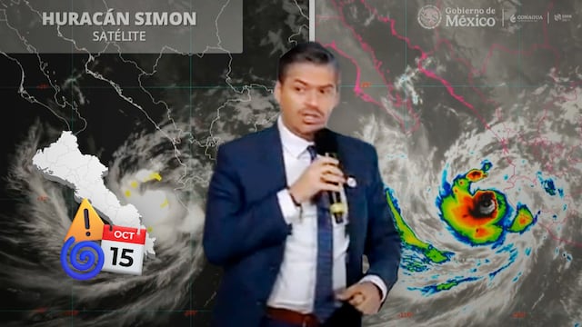 Huracán Simón: SMN prevé posible impacto en Mazatlán el 15 de octubre