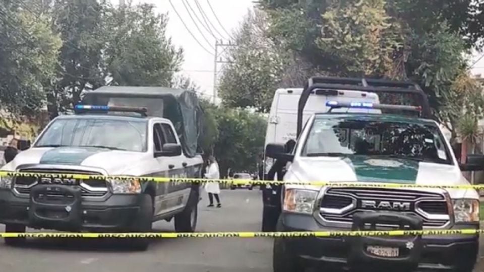 Lugar de la balacera en Tláhuac