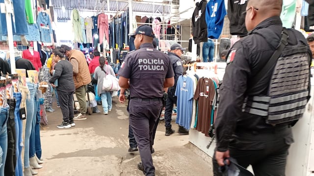 Toluca fortalece vigilancia y movilidad en Mercado Palmillas.
