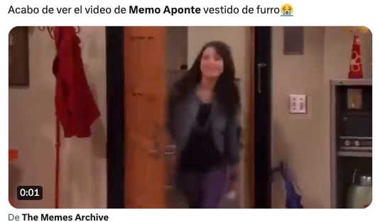 Memes funan a Memo Aponte por su cosplay de Bluey