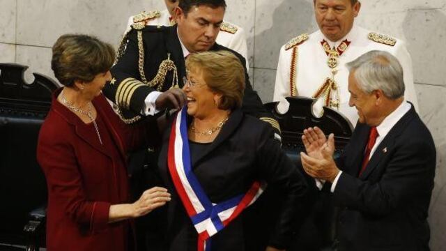 Michelle Bachelet es presidenta de Chile