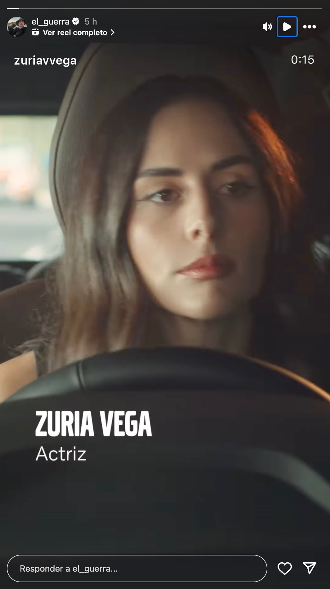 Alberto Guerra comparte video de Zuria Vega para desmentir los rumores sobre su divorcio