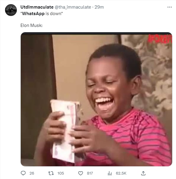 Memes por la caída de WhatsApp