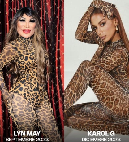 Lyn May confunde a Karol G con Anitta