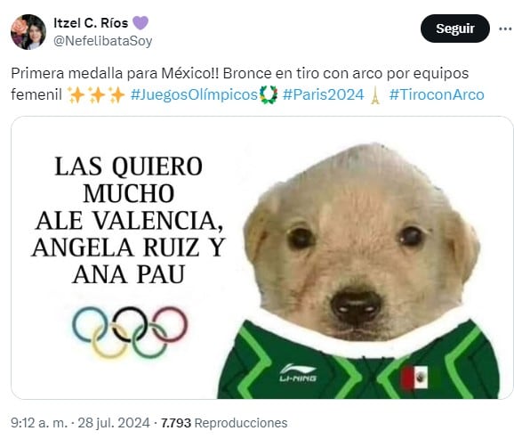 Memes tras la medalla de bronce en Tiro con Arco