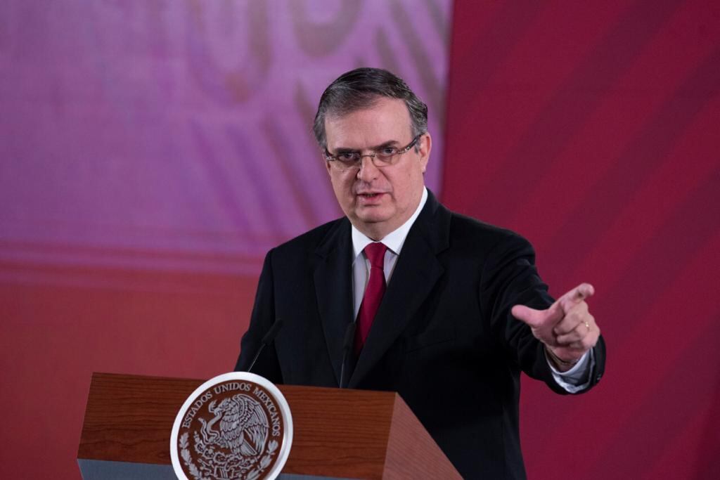 Marcelo Ebrard, titular de la SRE.