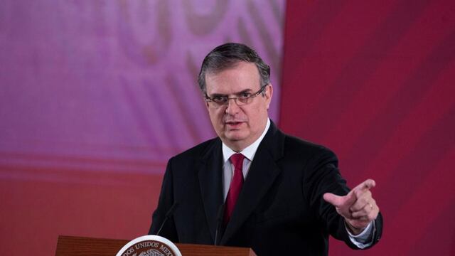 Marcelo Ebrard, titular de la SRE.
