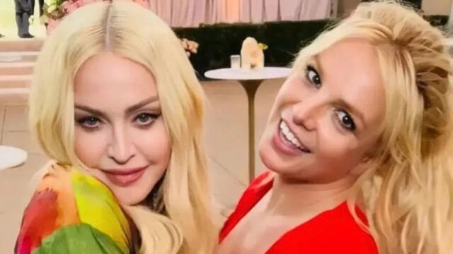 Madonna y Britney Spears en su boda