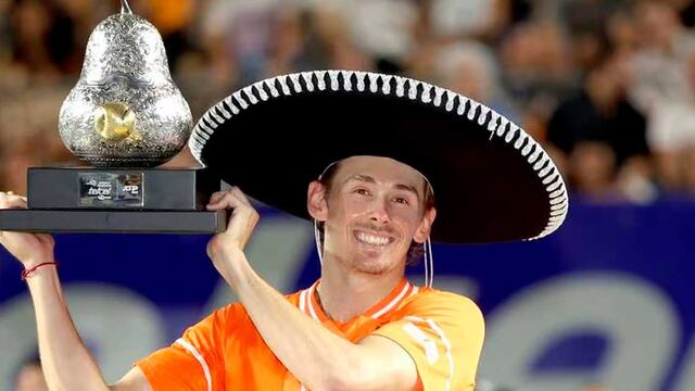 Hay un nuevo bicampeón en Acapulco: Alex de Miñaur defiende su título en el Abierto Mexicano Telcel