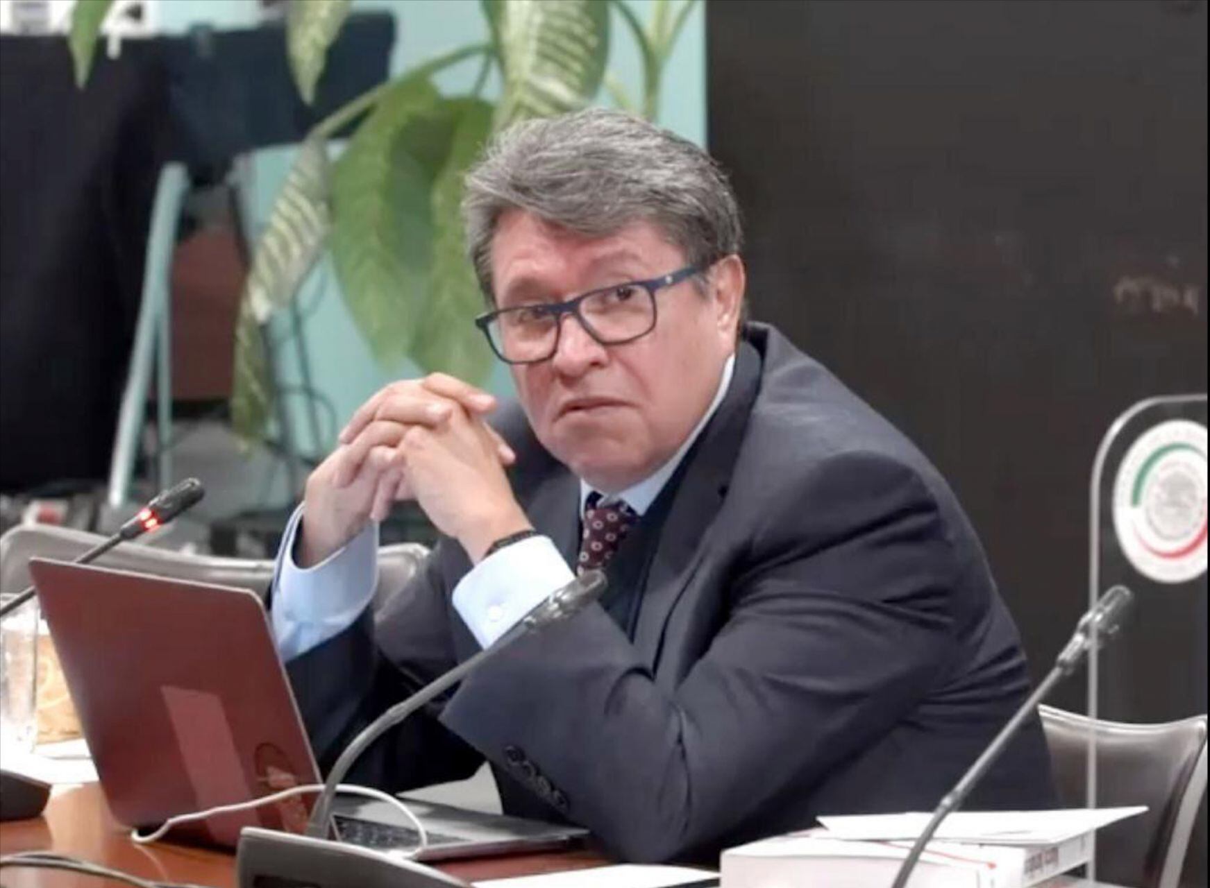 Ricardo Monreal, senador por Morena y aspirante a la presidencia