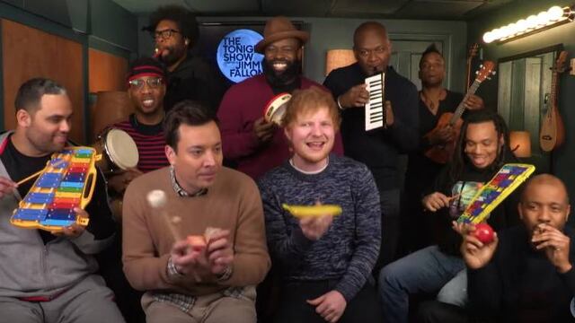 Ed Sheeran y Jimmy Fallon