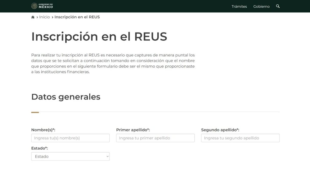 Inscripción REUS - Condusef