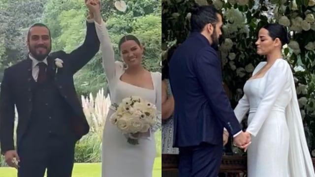 Maite Perroni y Andrés Tovar en su segunda boda.