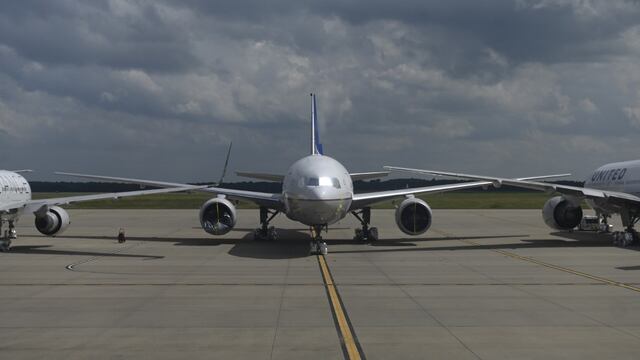 Avión United Airlines.
