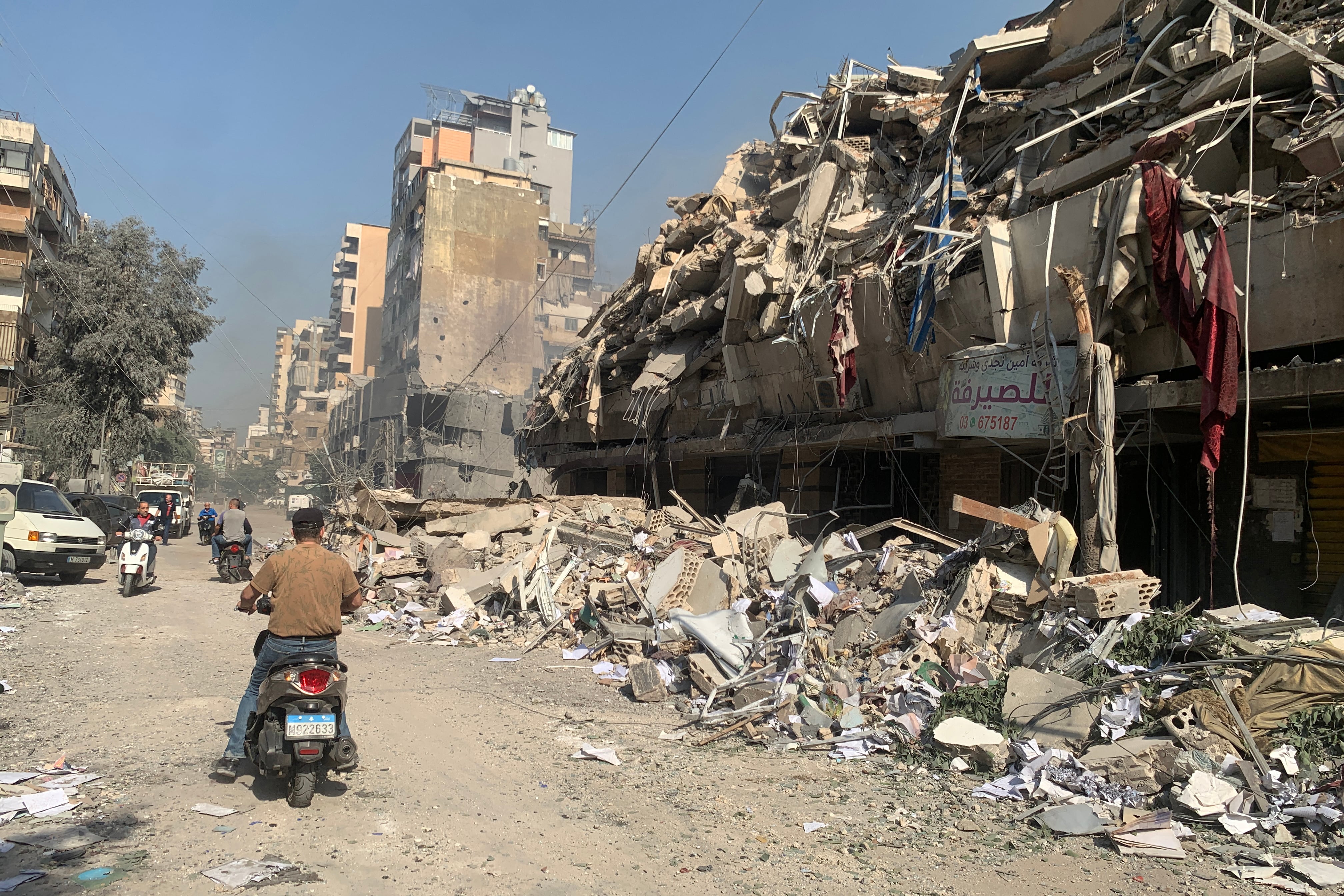 Líbano bombardea el centro de Israel