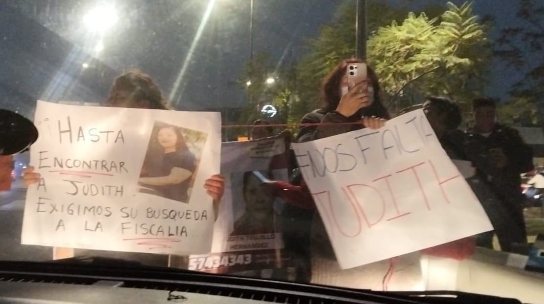 Bloqueo en Calzada Ignacio Zaragoza por búsqueda de Judith Trujillo, desaparecida en Edomex