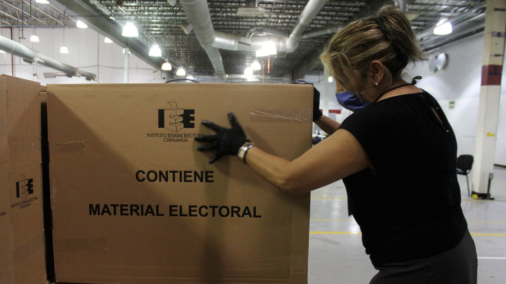 Material electoral. Paquetes enviados.