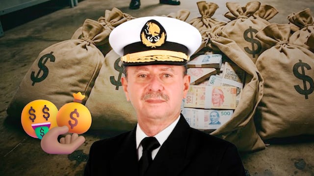 Rafael Ojeda recibe 170 mil pesos al mes como almirante retirado