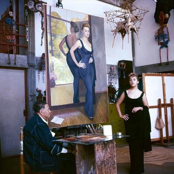 cuadro de Silvia Pinal pintado por Diego Rivera