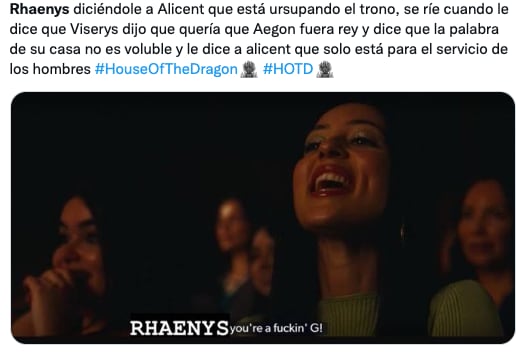 Memes de Rhaenys Targaryen en House of the Dragon
