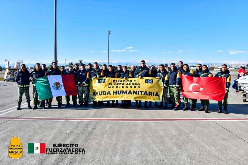 Avión de la Fuerza Aérea Mexicana aterriza en Turquía; misión de rescate se dirige a Adiyaman