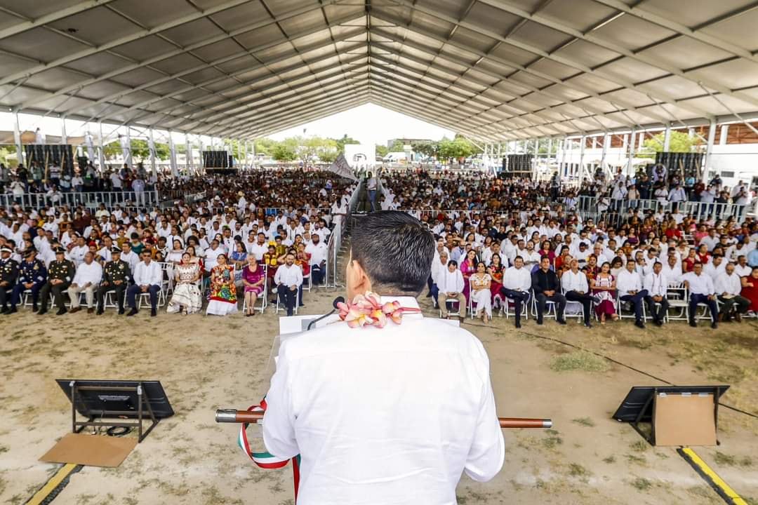 Salomón Jara presenta su segundo informe de gobierno