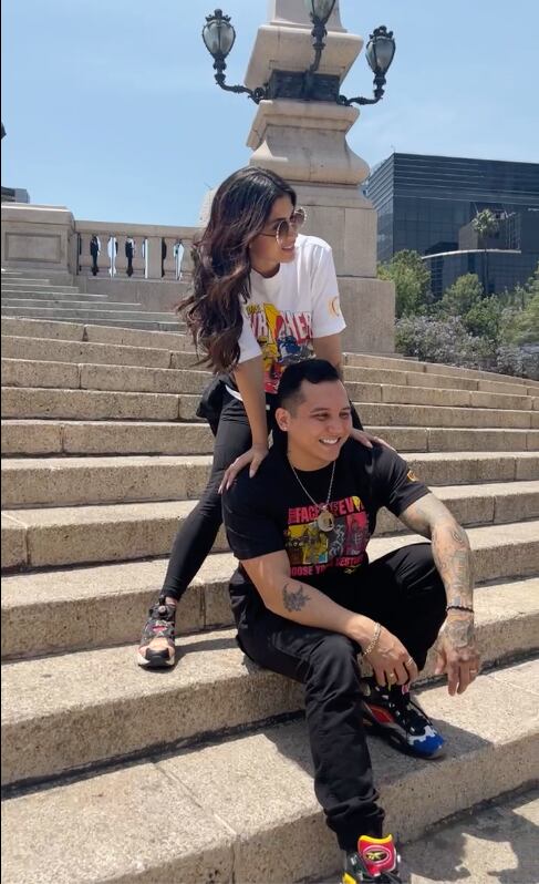 Edwin Luna y Kimberly Flores