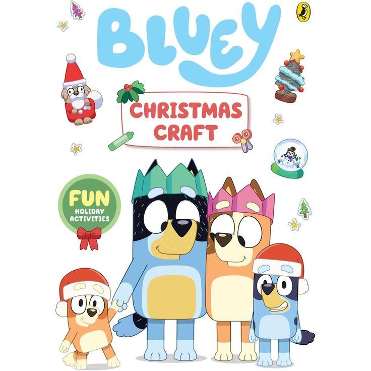 7 tarjetas navideñas de Bluey para imprimir y regalar en Navidad