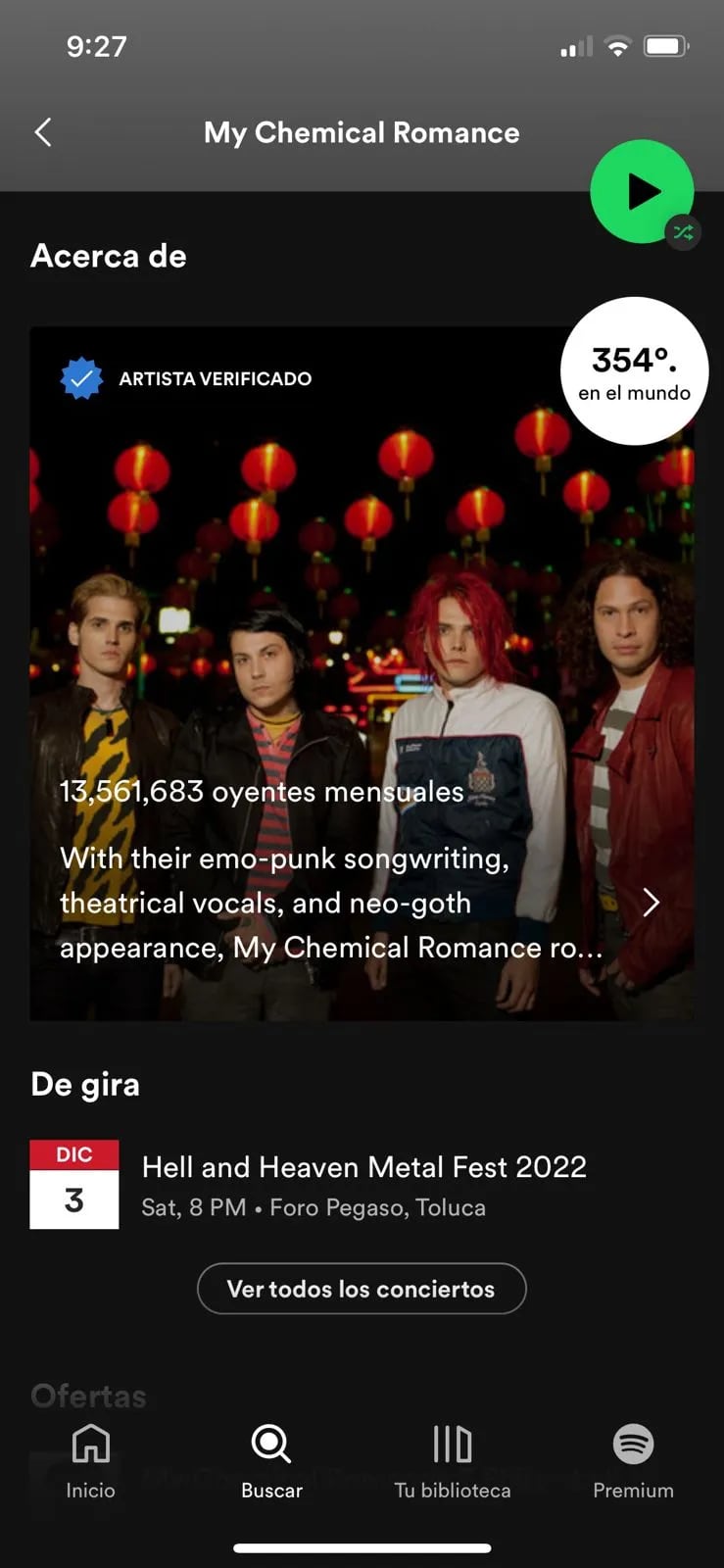My Chemical Romance en el Hell and Heaven 2022