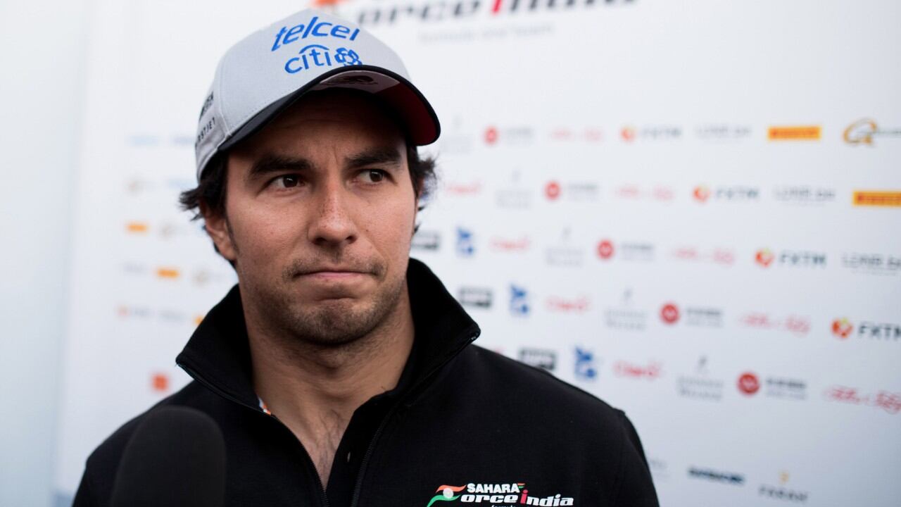 Pérez previo a competencia.