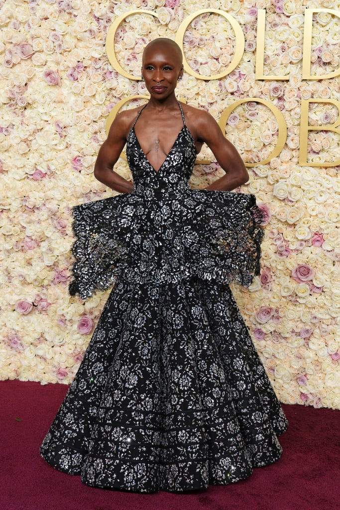 Cynthia Erivo llega a los Globos de Oro 2025.