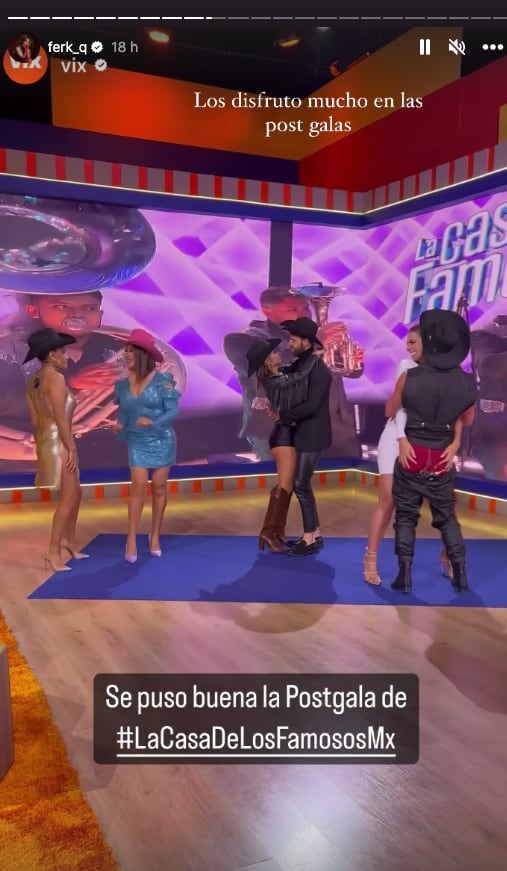 Ferka y Jorge Losa derrocharon amor en la Post- Gala de La Casa de los Famosos México