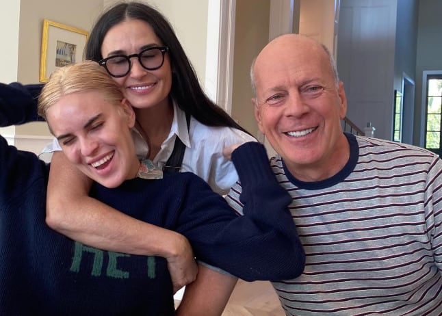 Bruce Willis aparece en las últimas fotos de su hija Tallulah Willis en Instagram
