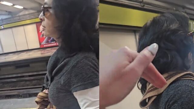 Francesa confronta a mujer que la insultó en el Metro CDMX por vivir en México