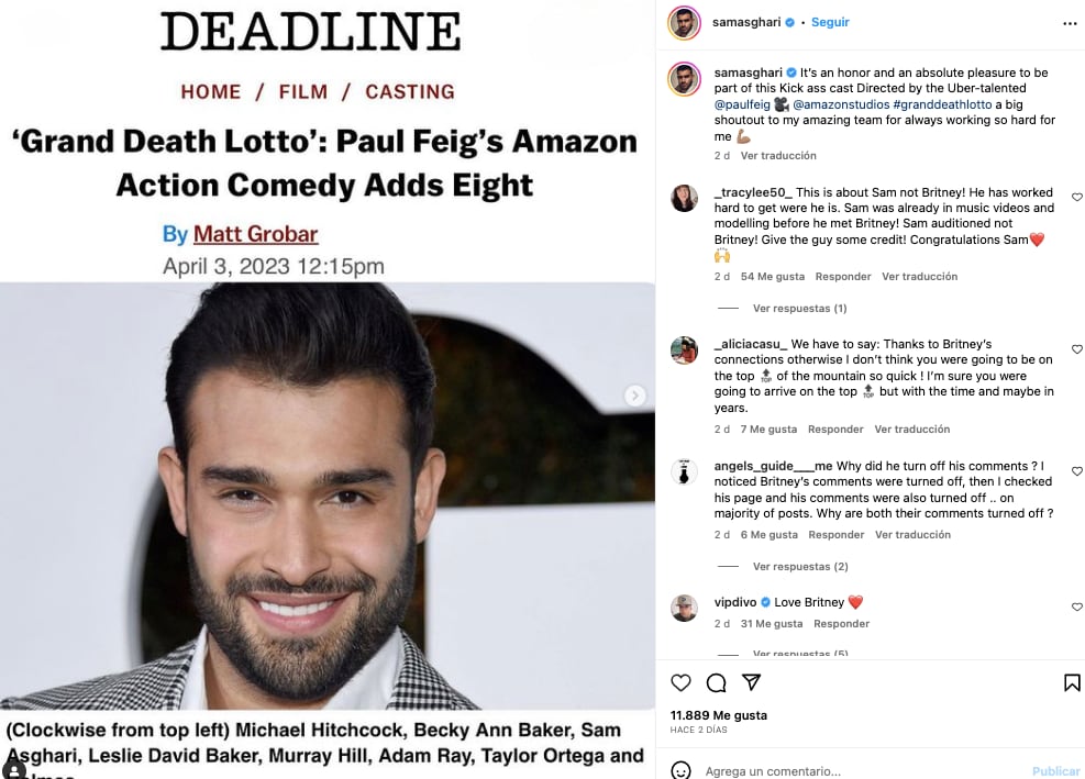 Esposo de Britney Spears filma película