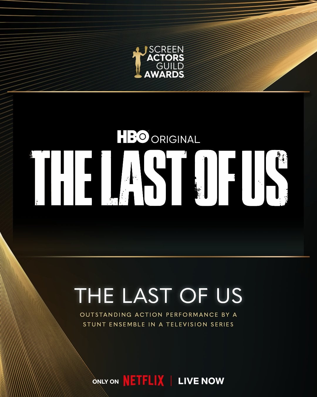 The Last of Us, gana a Mejor Elenco de Acrobacias (Dobles de Acción) en una serie de televisión